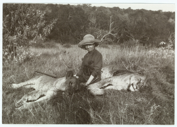 Karen Blixen elskede at gå på jagt i Afrika.