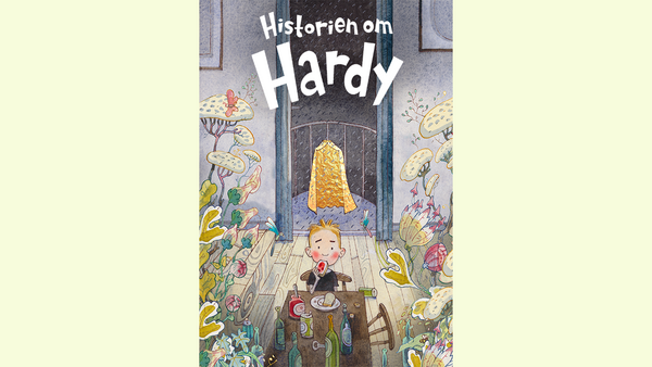 Her kan du se forsiden af "Historien om Hardy".