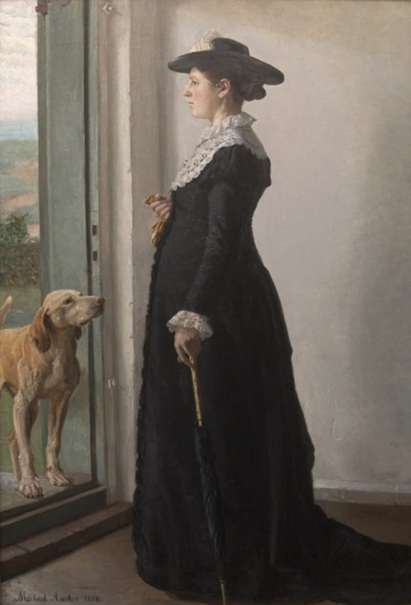 Portraet af min hustru Anna Ancher